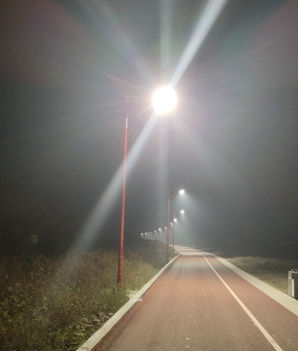 大佛寺景区大功率太阳能路灯工程